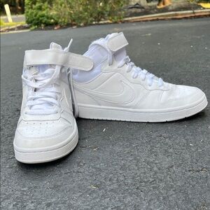 Nike Kids White High-Top Sneakers